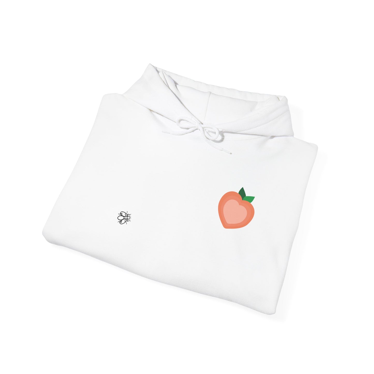 Fruitfly "Peach": Unisex Heavy Blend™ Hooded Sweatshirt