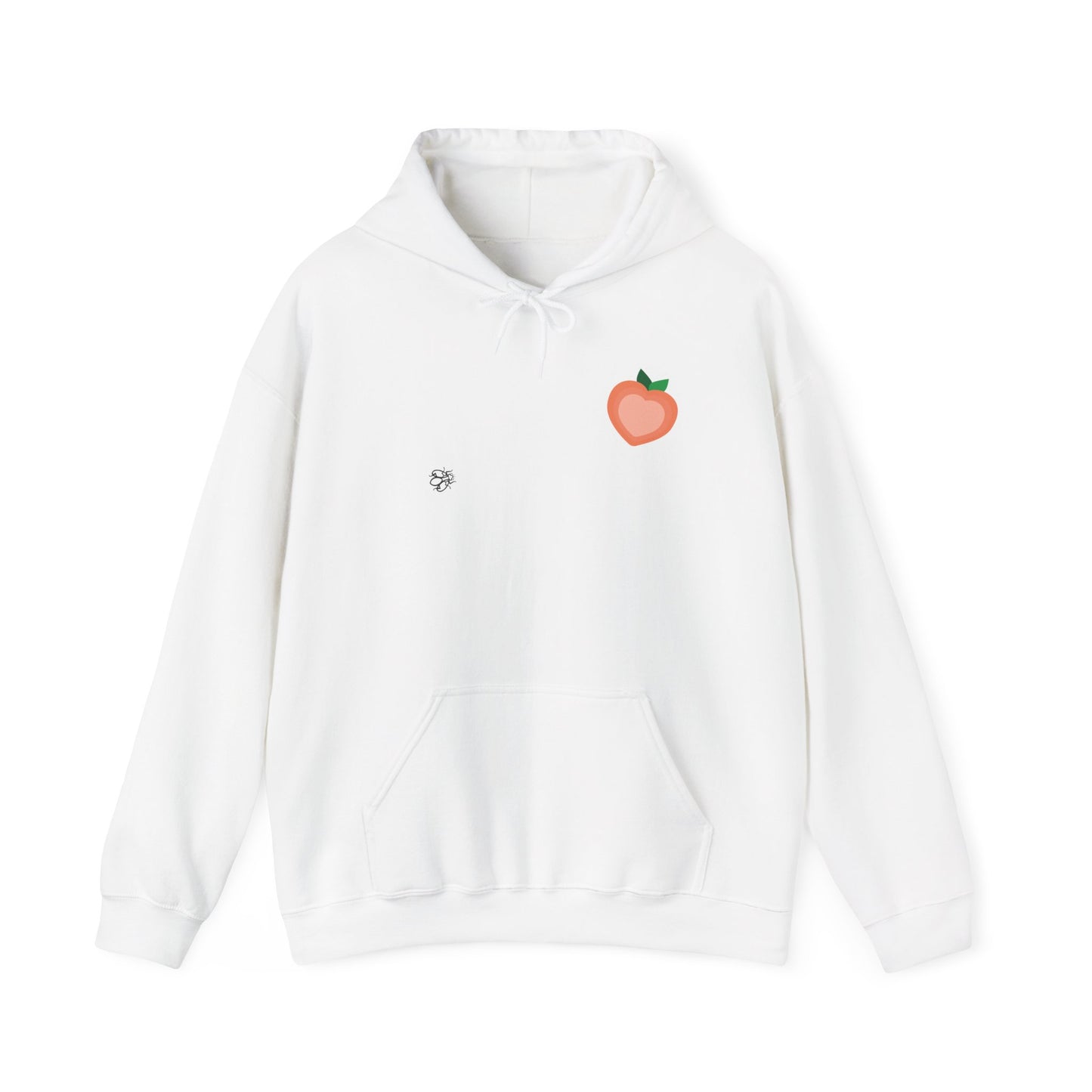 Fruitfly "Peach": Unisex Heavy Blend™ Hooded Sweatshirt